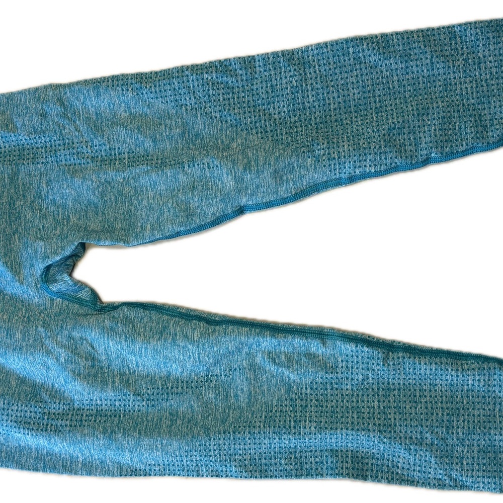 Gymshark Vital Seamless Blue Textured Leggings